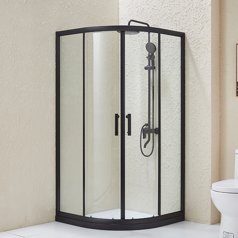 洗澡间简易淋浴房整体淋浴房隔断玻璃干湿分离浴室浴屏定制