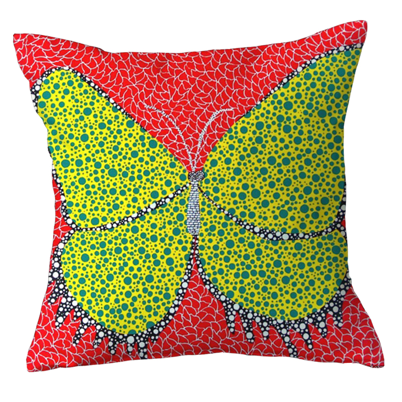 草间弥生周边斑波点女王沙发抱枕腰双面靠垫单南瓜枕头套单面定制