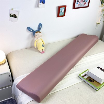 纯棉乳胶枕长枕套全棉记忆枕枕头套60支新疆长绒棉1.2m1.5 1.8米