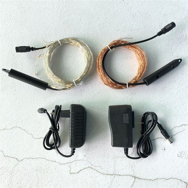 led铜线灯串树藤灯LED树灯瀑布灯节日拍照背景灯串婚庆店铺装饰灯