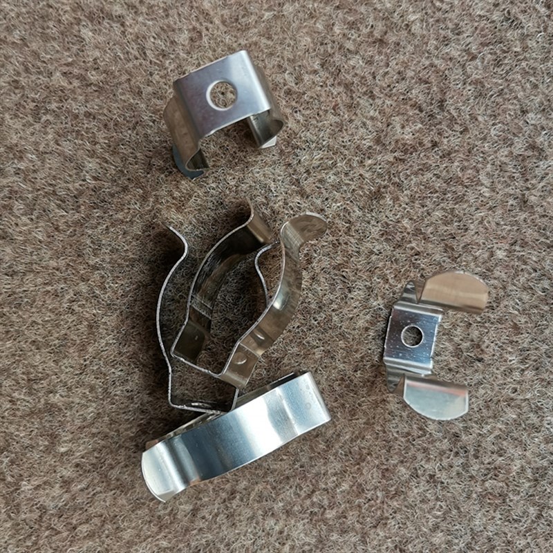 T8 T10 灯管夹子 光管固定件 LED灯管夹 圆环 U形 卡子配件不锈钢