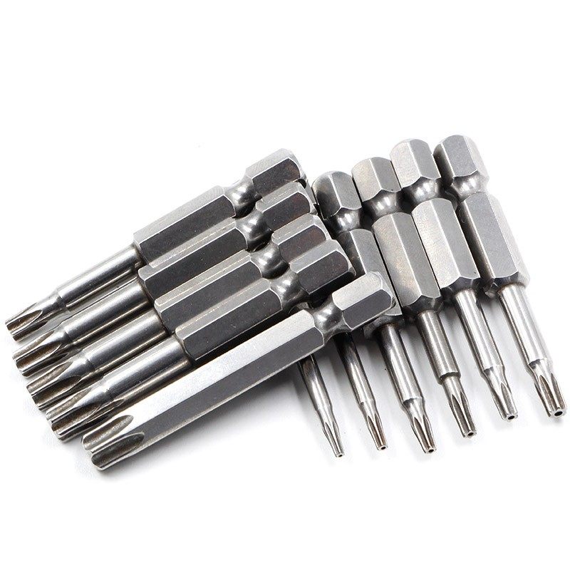 50mm梅花风批头T6T7T8T9T10T15T20T25T27T30T40电批起子批嘴