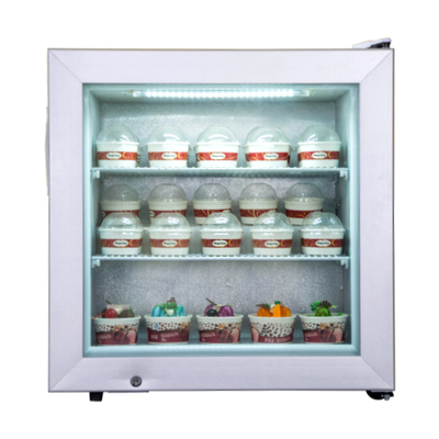 冷冻展示柜小型迷你冰柜商用台式冷藏冰箱立式玻璃雪糕冰淇淋冷柜