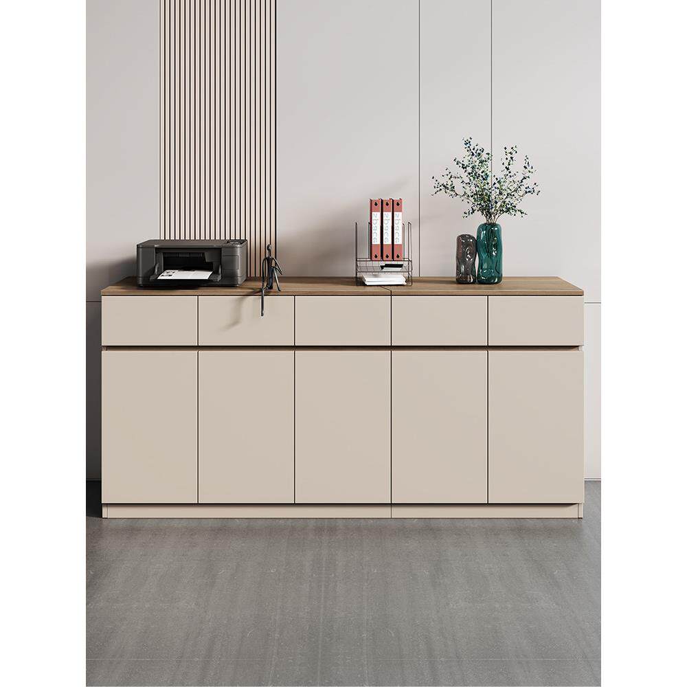 文件柜办公桌边柜矮柜打印机放置柜办公室资料收纳柜储物柜茶水柜