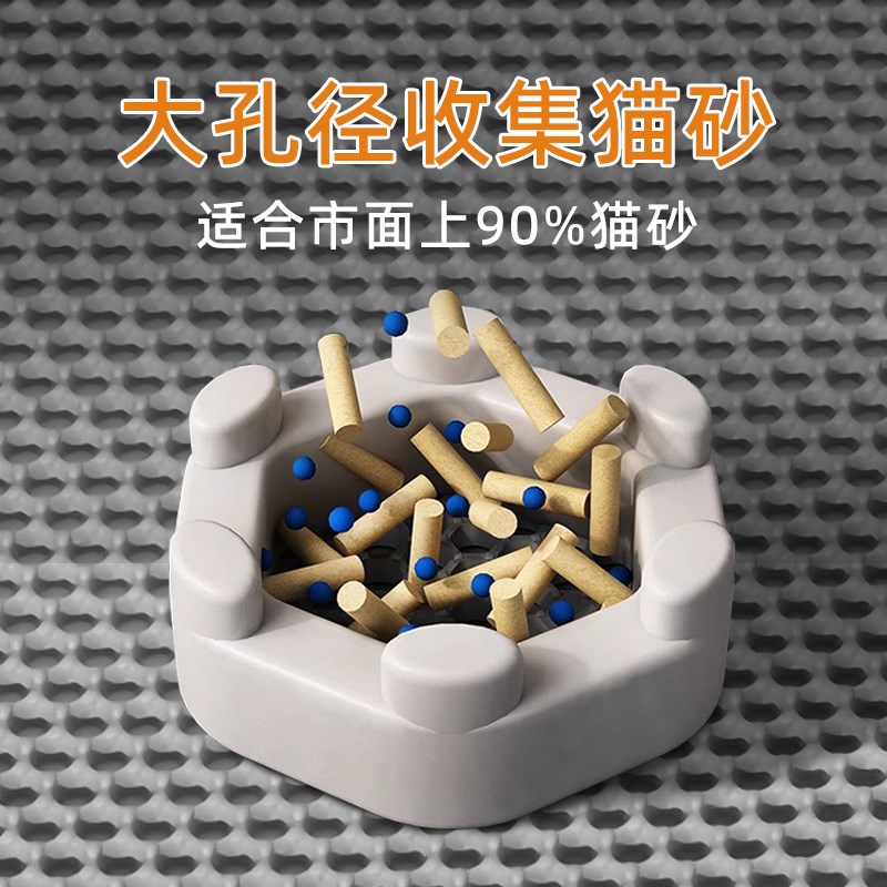 猫砂垫猫砂盆防漏防外溅耐磨耐抓超大垫子双层过滤宠物猫用品大全