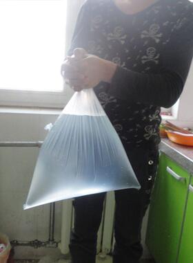 SI6K加厚黑色平口垃圾袋细长瘦高桶走廊宾馆电梯超厚商用办公室厨