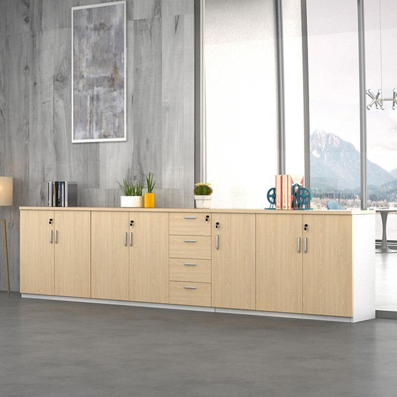 办公家具文件柜矮柜储物柜资料柜档案柜木质公共空间办公柜子80高