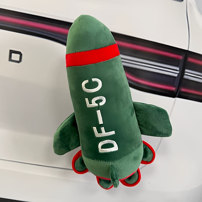 东风5C汽车外装挂件DF-5C车外玩偶挂车尾公仔后备箱装饰车顶摆件