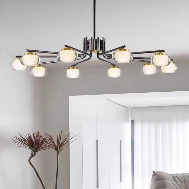 意式极简客厅吊灯简约现代家用大厅餐厅吊灯全光谱护眼床头吊灯