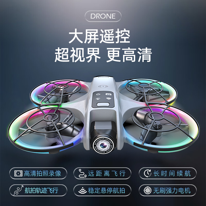 2025年新款带大屏幕无刷遥控飞机