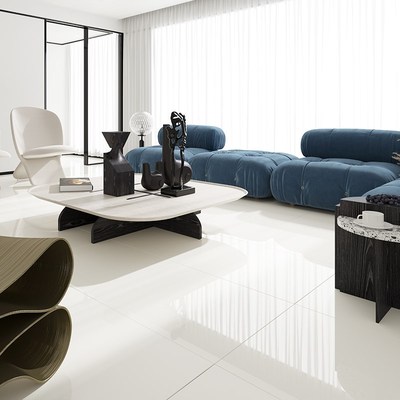 羊脂玉高级质感白色柔光亮面通体瓷砖 厨房卫生间广东地砖墙砖800