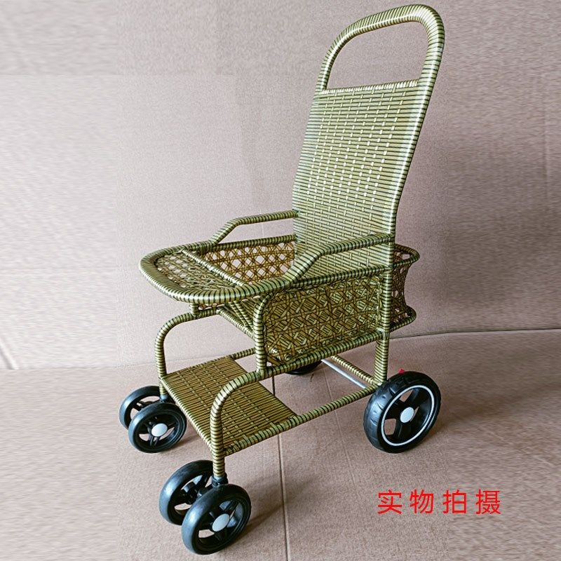 移动婴儿车夏季宝宝竹藤推车轻便仿藤推车小孩儿童竹子藤椅藤编车,婴童用品,四轮推车,淘宝优惠券,粉丝福利购,淘宝优惠卷