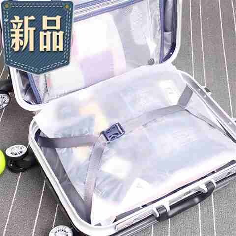 pe透明服装拉链包装袋子磨砂拉链密i封t夹链骨袋35*45收纳塑料袋