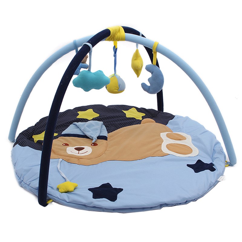 婴儿健身架器宝宝玩具爬行垫新生儿礼物脚踏钢琴音乐健身架0-1岁