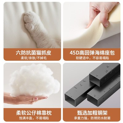 沙发床折叠两用2025新款单人小户型客厅阳台大沙发床多功能伸缩床