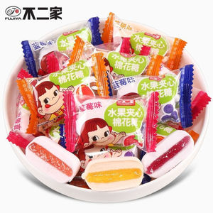 不二家（FUJIYa）夹心棉花糖混合水果味结婚喜糖批发儿童零食