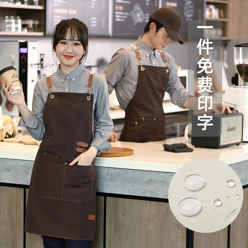 服务员工作服衬衫咖啡厅饭店奶茶店餐饮烘焙蛋糕S火锅西餐厅春秋