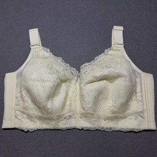 无钢圈内衣薄杯无海绵大码 大胸全罩杯女士大号文胸肤色夏天透气42