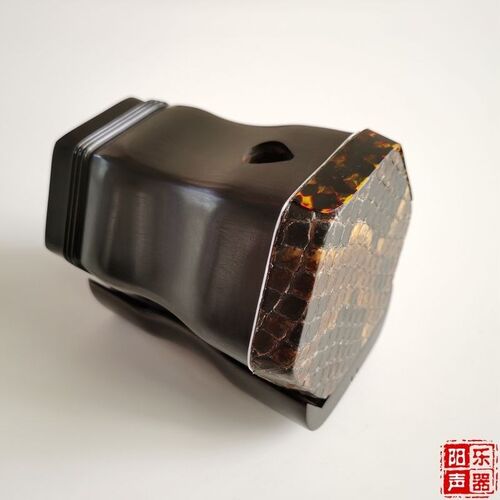 黑檀二胡筒 专业黑檀二胡桶子 六角二胡琴筒 R已蒙皮带底座可选皮