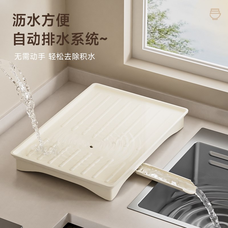 不锈钢厨房碗架沥水架置物架门型碗碟架盘子收纳架子碗柜台面多层