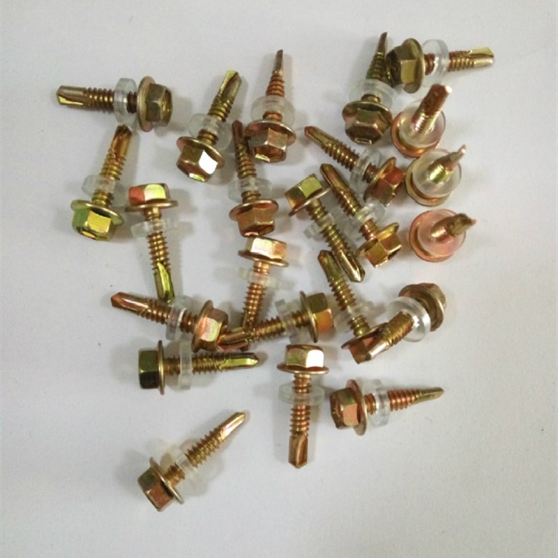 外六角钻尾螺丝\彩钢瓦\自攻自钻螺钉\燕尾螺丝钉M5*20-5*135