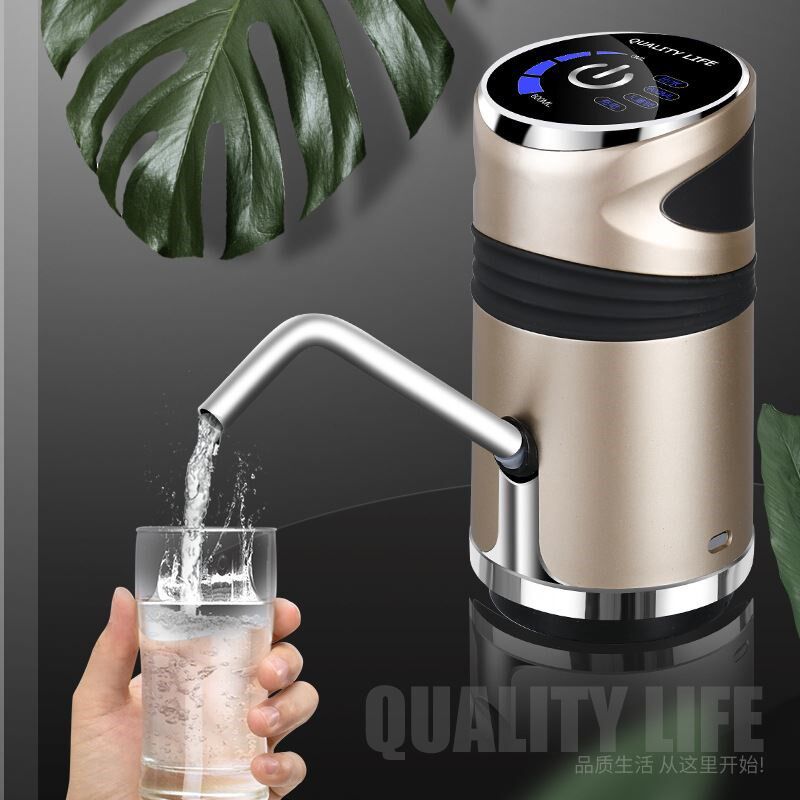 桶装水抽水器饮水机触摸屏小型电动净水桶矿泉水T手压式上水器压