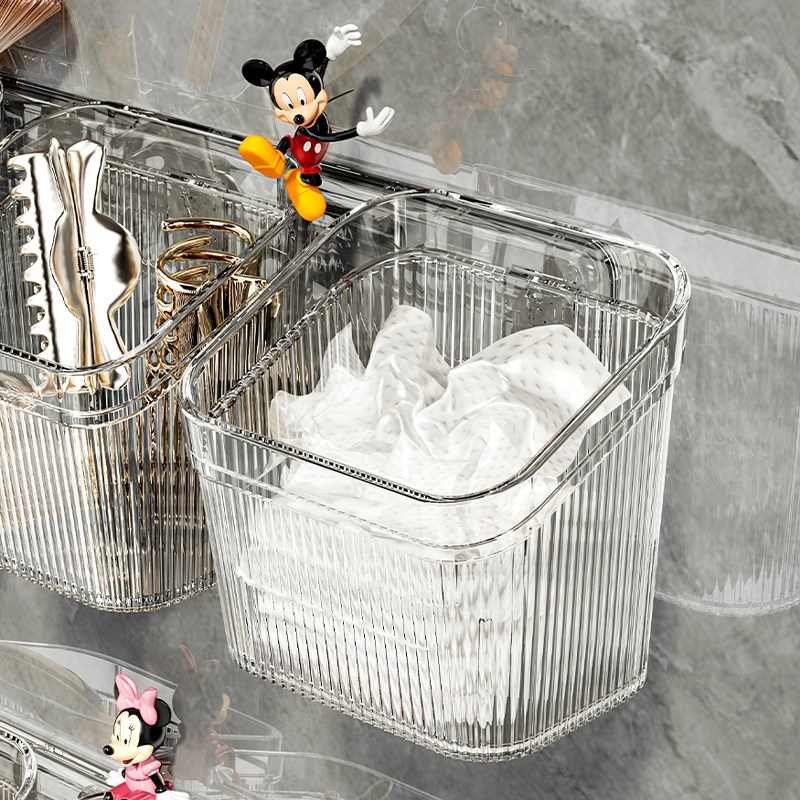 放要二次使用洗脸巾卫生间置物架废弃洗脸巾收纳盒壁挂浴室洗漱台