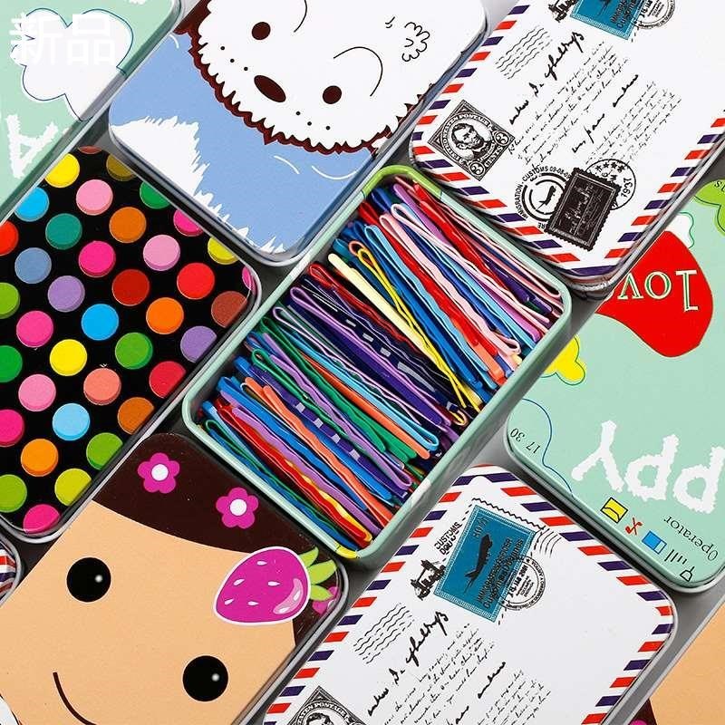 儿童黑色一字夹发夹女侧边刘海碎发发卡固定宝宝小卡子波浪夹新品