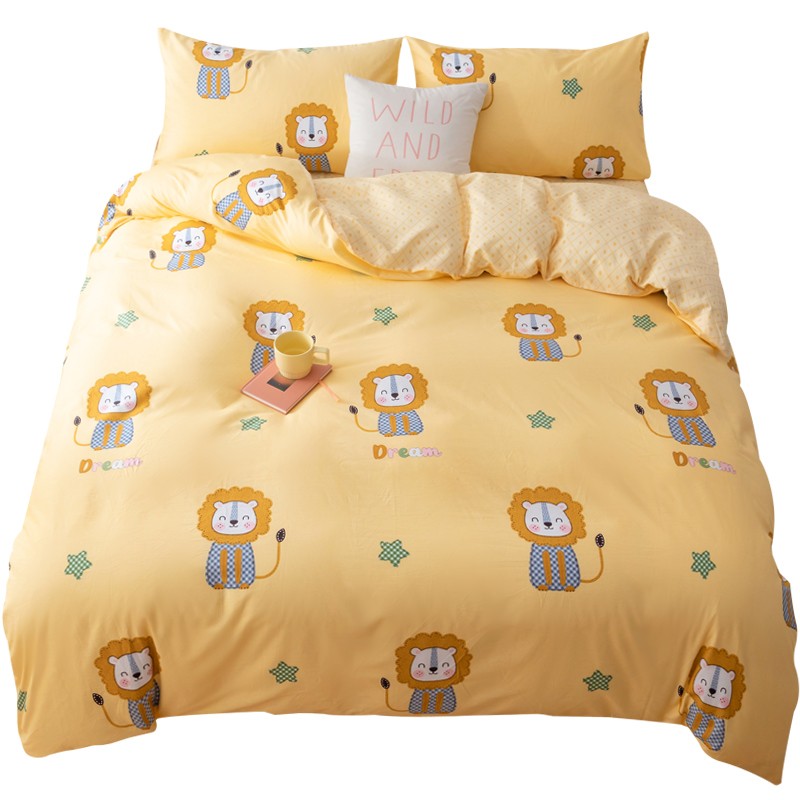 定做 纯棉儿童被套 单件 120 150米 婴儿学生幼儿园卡通单人被罩