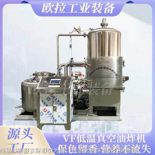 莲温藕XSW油片真空油炸机香蕉脆低 油炸设备 蔬菜脆油炸脱一体机