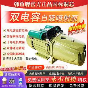 双电容自吸喷射泵高扬程大流量打喷灌打压力罐自来水增压纯铜电机
