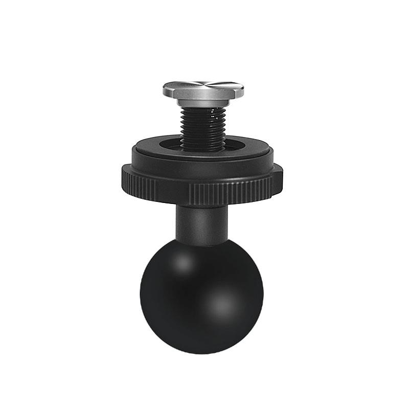 1英寸球头货车监视器显示屏固定支架T型球头转接支架配件25mm