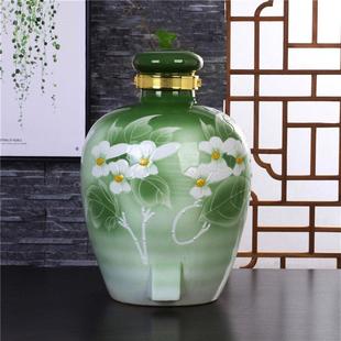 景德镇陶瓷器仿古密封泡酒坛子酒缸酒罐白酒瓶10斤20 50斤家用