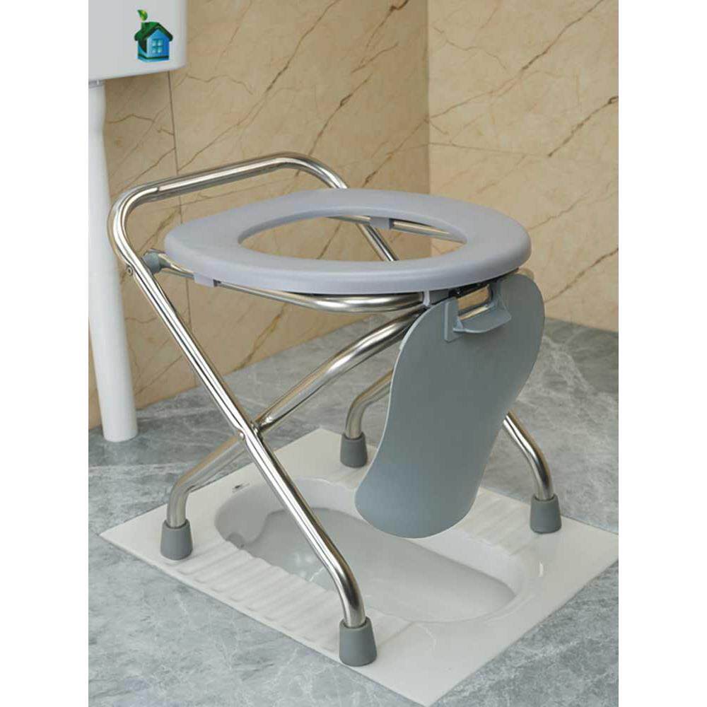 坐便器老人移动马桶简易坐厕椅折叠上厕所辅助凳厕所坐便椅子便凳