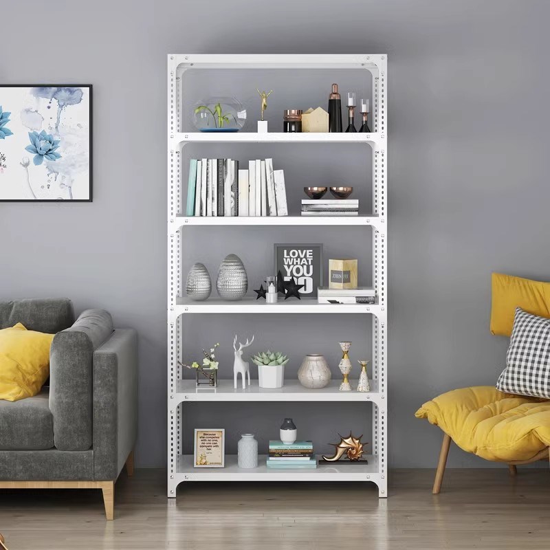 货架家用储物架阳台置物架多层A落地超市角钢杂物架收纳架铁架子