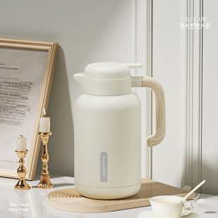学生宿舍热水瓶玻璃内胆暖水壶 保温壶超大容量家用暖水瓶2024新款