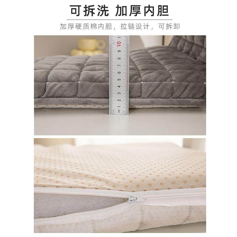 加厚连身椅子坐垫靠背垫一体椅垫防滑餐桌套装办公室久坐学生四季