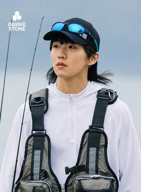 醒石眼镜路亚偏光镜钓防眩晕台开车墨鱼镜ZDW户外钓可折叠偏光太