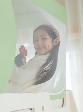 202床5ch-20247新款子母床帘蚊帐儿童蒙男孩古包家用专双层上下铺