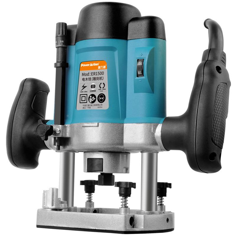 雕修边机多功能大锣机卯开ER1500槽榫机刻机木工电动工开具榫神器