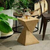 凌虹创BJ0010K意边几民宿沙风发泥小茶几侘寂客厅角几轻奢北镁欧