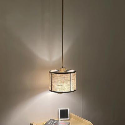 宋美学中吊简约高灯VXE级感小饭厅中古吧台禅意客厅新卧室床头灯