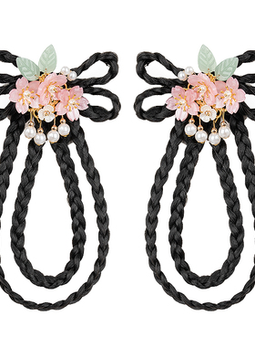 古风汉服假发包儿童发髻头饰古装可爱发型中国风假发一体式发饰