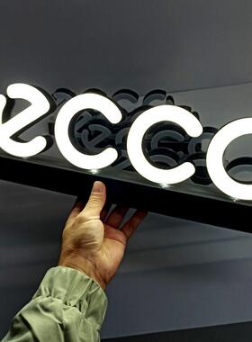 NQWL桌可定制迷你英文发光字LED灯光展示牌三维立体镂空模版灯牌