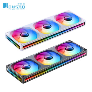 乔思伯ZB120/240/360积木风扇ARGB连体风扇电脑散热12cm机箱风扇