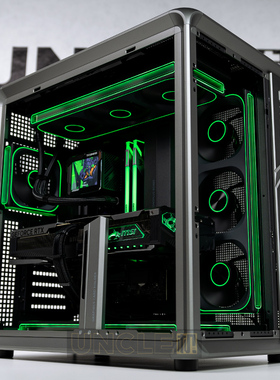 乔思伯BO400CG游戏电脑机箱ARGB电脑CPU风扇水冷散热器BO400 X400