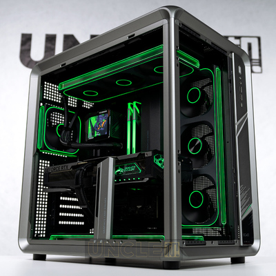 乔思伯BO400CG游戏电脑机箱ARGB电脑CPU风扇水冷散热器BO400 X400