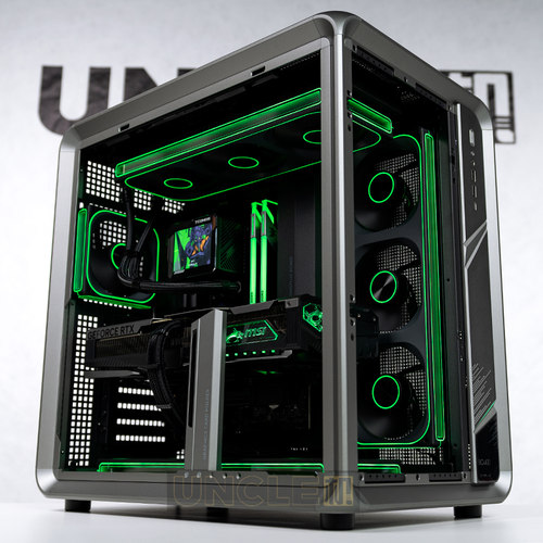 乔思伯BO400CG游戏电脑机箱ARGB电脑CPU风扇水冷散热器BO400 X400