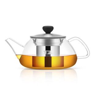 雅风玻璃茶壶可拆洗泡茶壶耐高温家用冲茶器花茶红茶过滤茶具套装