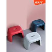 西天龙塑料凳儿童小凳加厚防滑凳凳宝宝足浴凳低凳收纳凳
